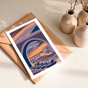 Carte postale "Le Vallon des Auffes Marseille"