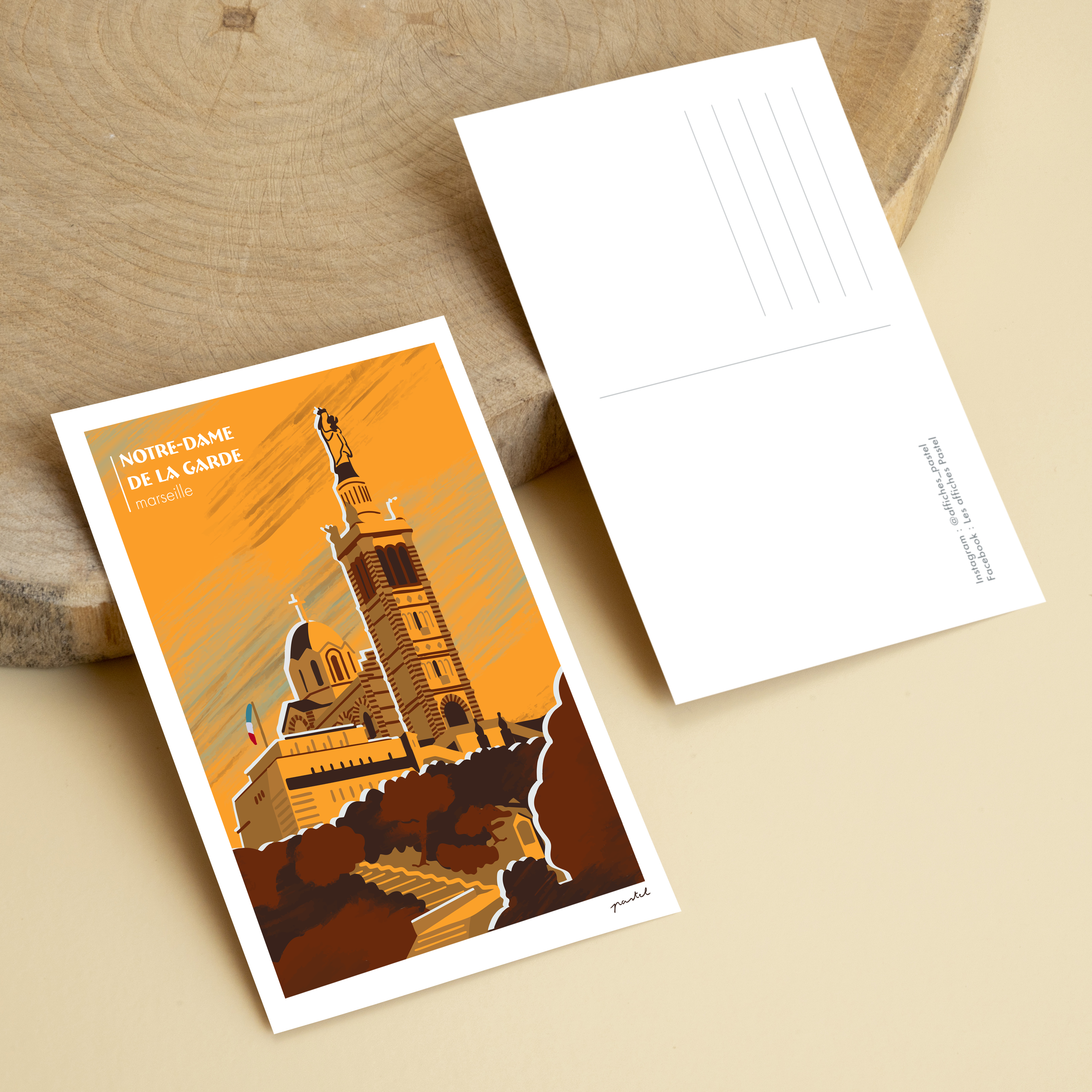 Carte postale "Notre Dame de la Garde - Marseille"