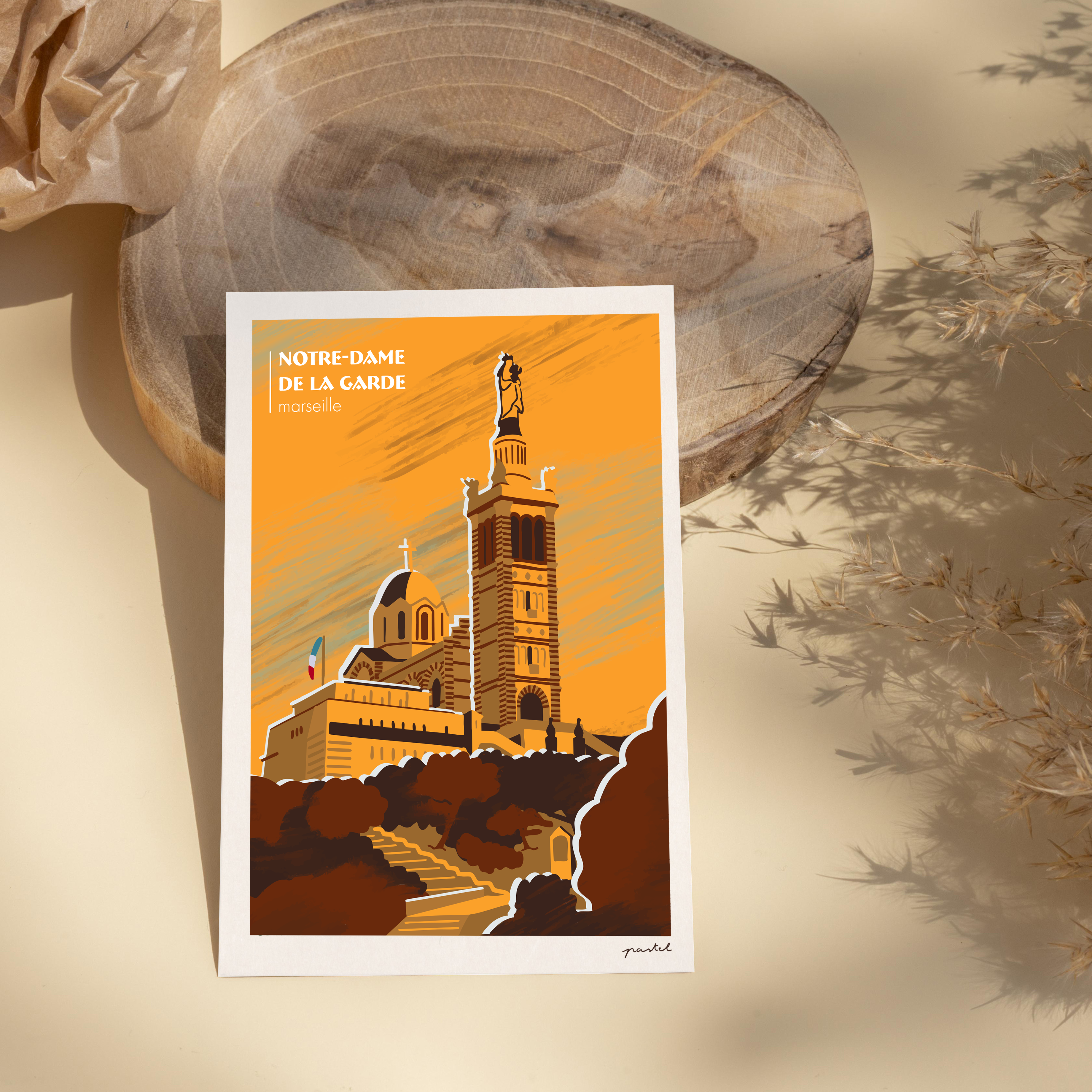 Carte postale "Notre Dame de la Garde - Marseille"