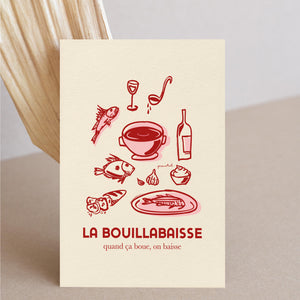 Carte postale "La bouillabaisse"