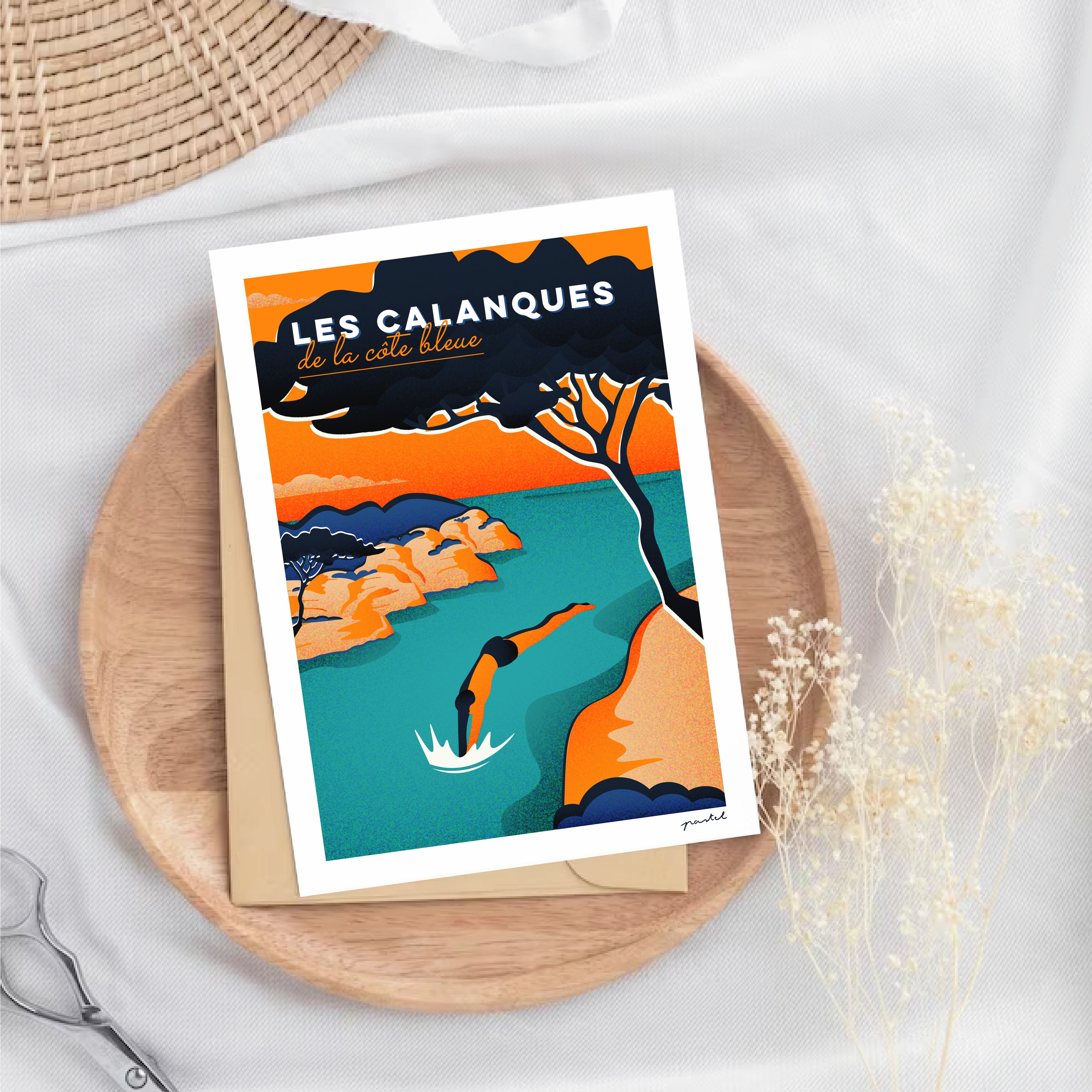 Carte postale "Les calanques de la Côte Bleue"