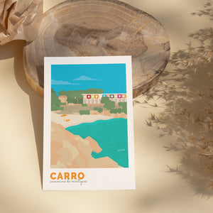 Carte postale "Carro"