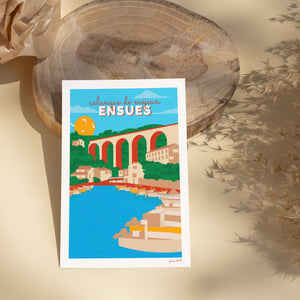 Carte postale "Ensues"
