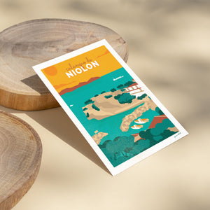 Carte postale "Niolon"