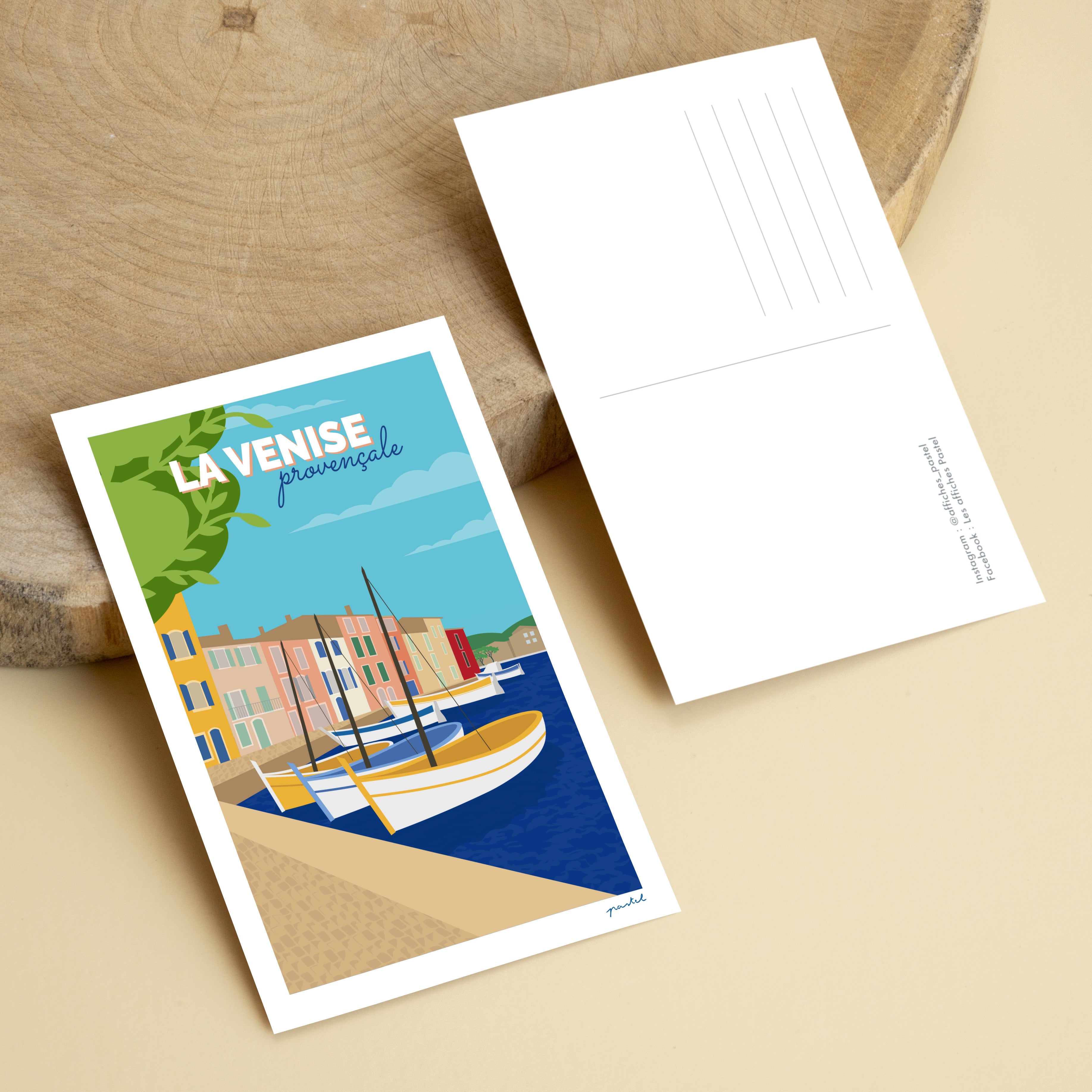 Carte postale "La Venise Provençale"