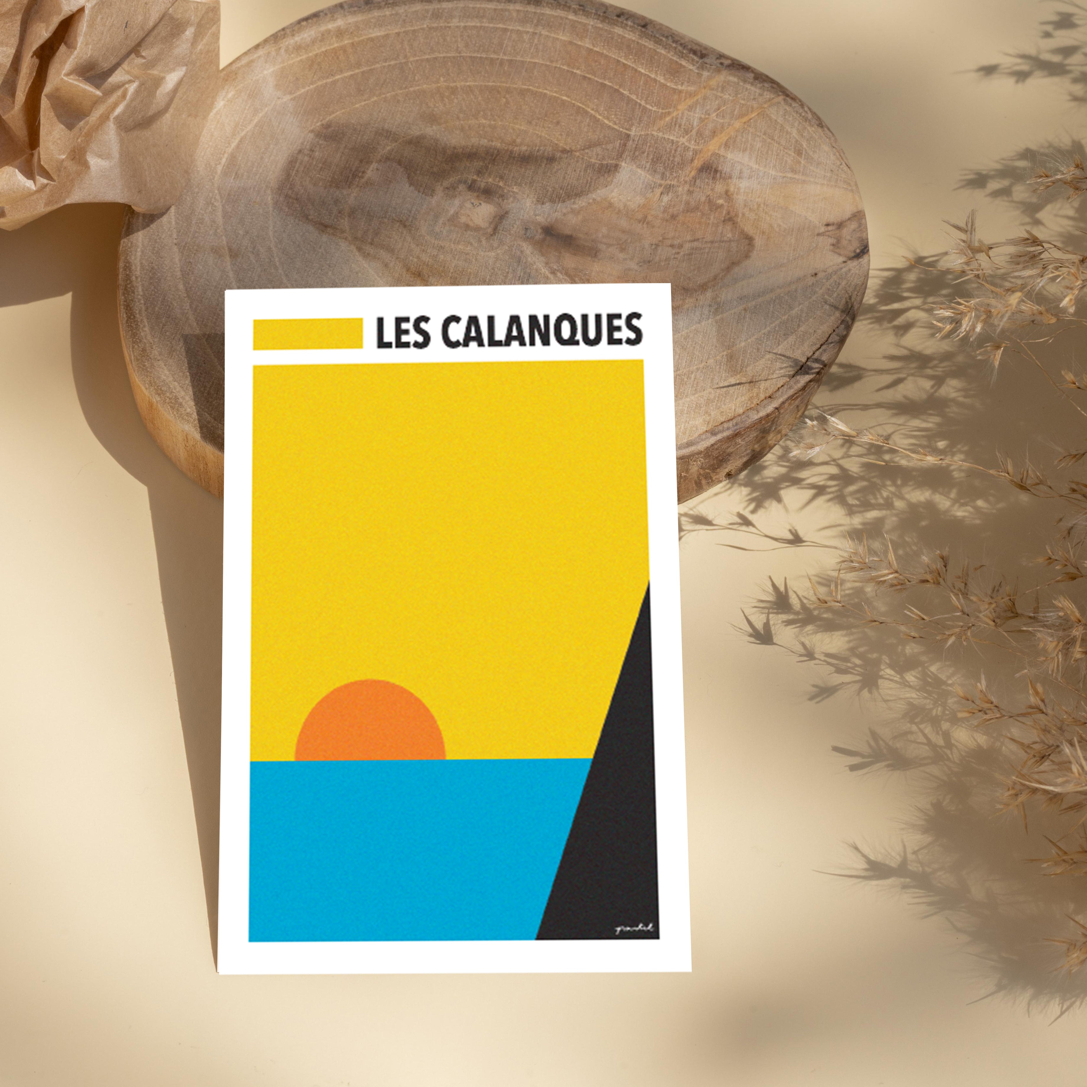 Carte postale "Les calanques"